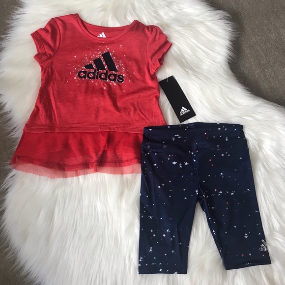 baby girl adidas set